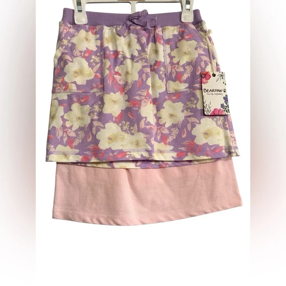 Bearpaw Floral Purple and Pink  Skirt